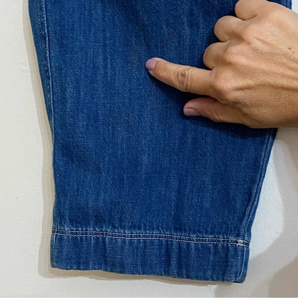 J Crew Blue Lightweight Denim Pants Linen Cotton Woman’s Size 6 - Picture 5 of 6
